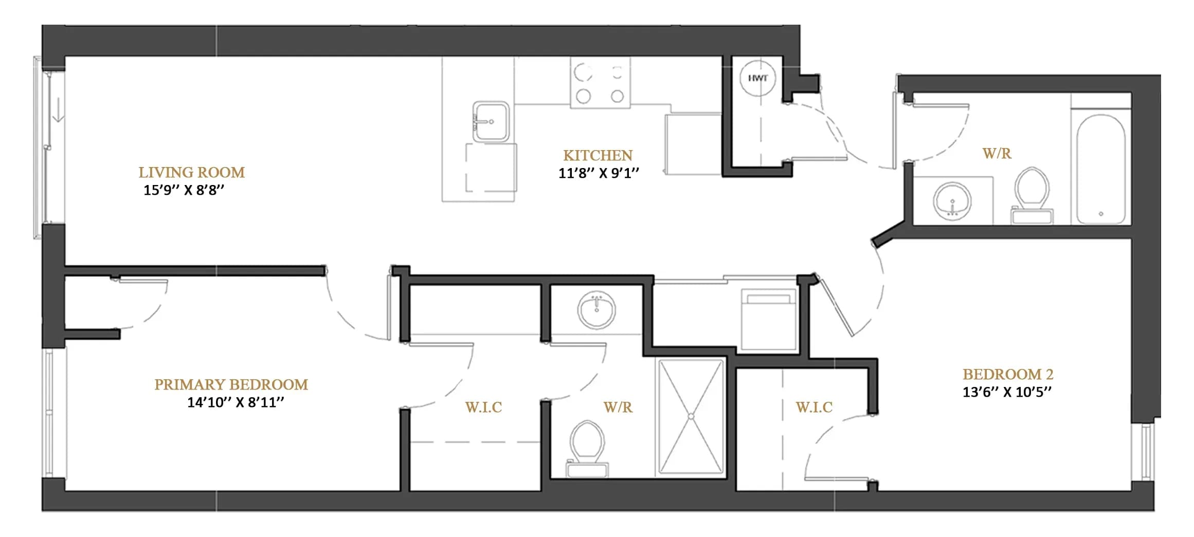 The Barrack floor plan