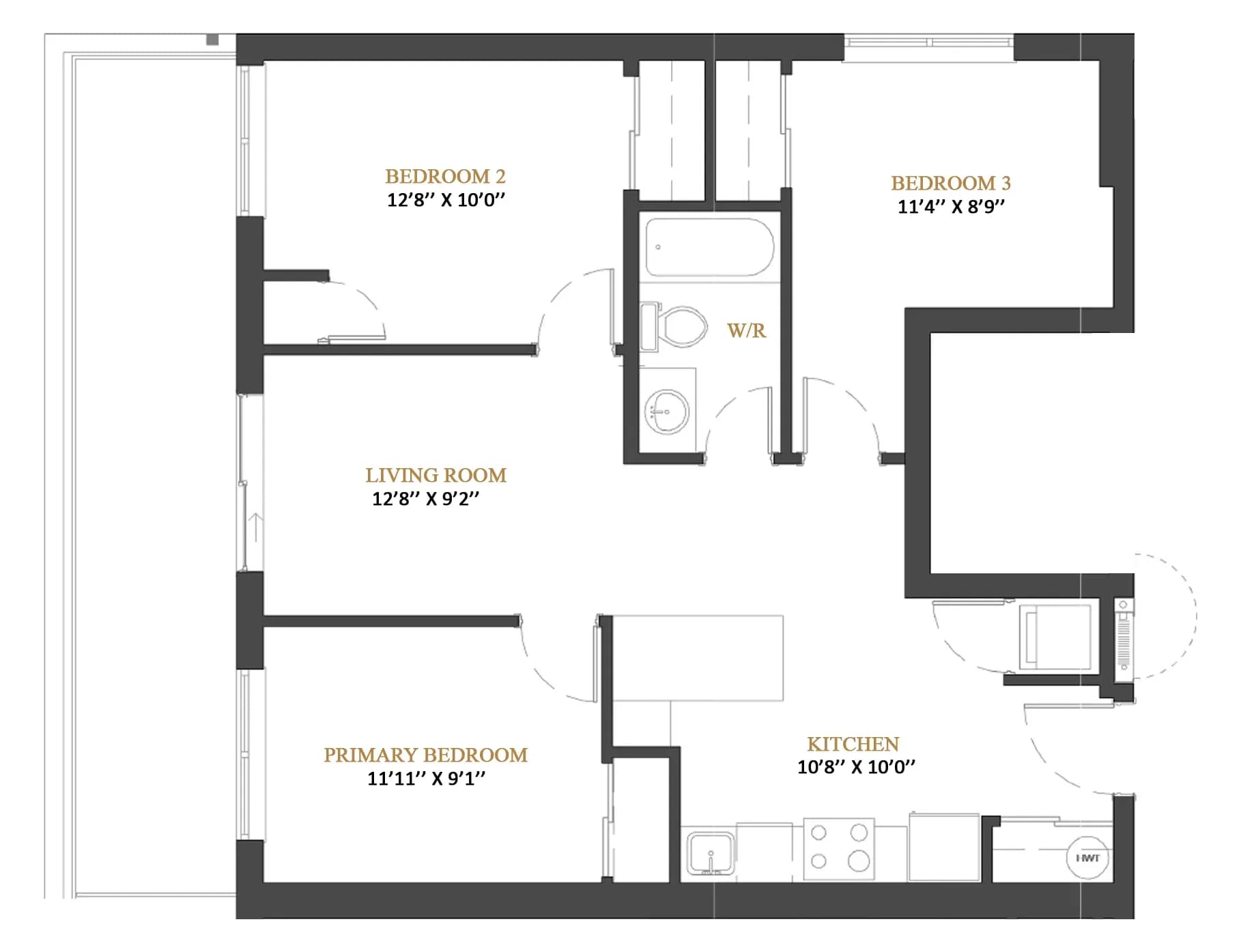 The Rideau floor plan